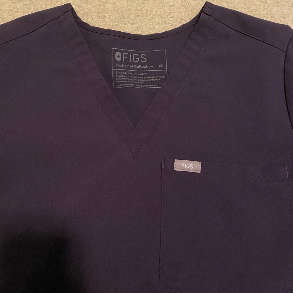 Figs Catarina one-pocket Scrub Top